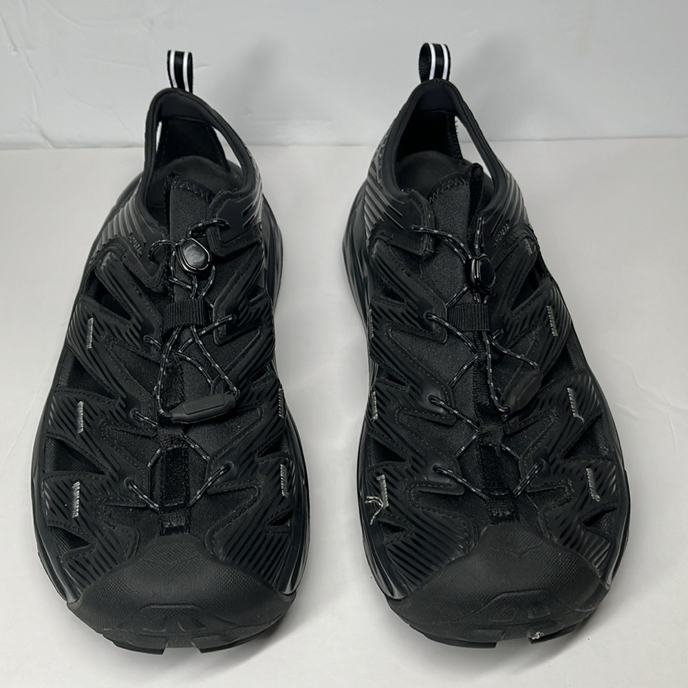 HOKA Black Hopara Sandals Size 11.5 - Picture 6 of 7